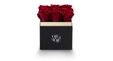 Composizione di rose stabilizzate nine